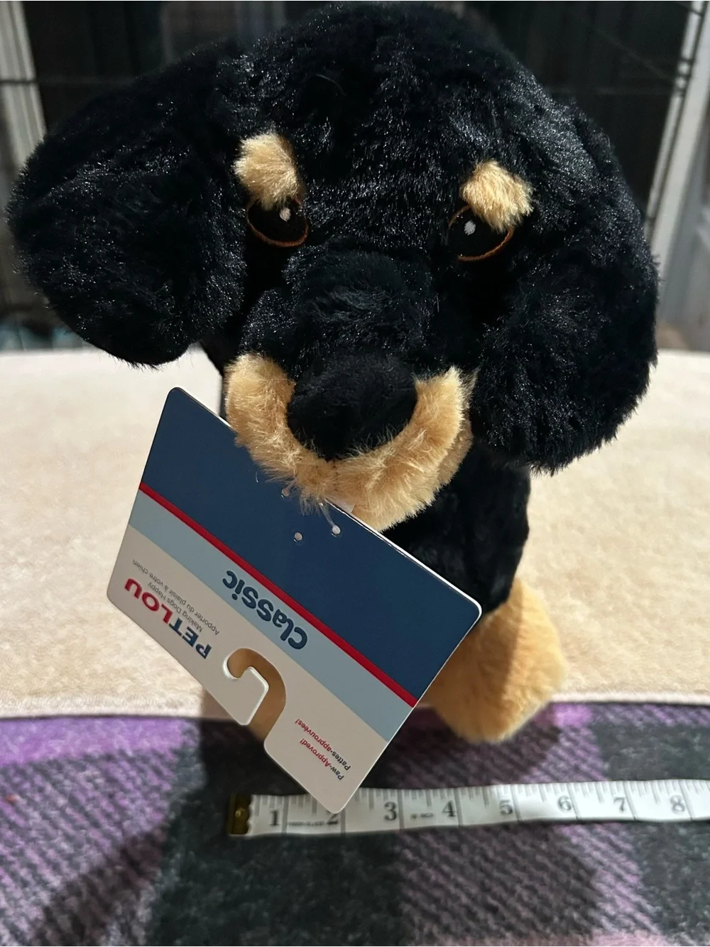 Long Dachshund Dog Toy - Black